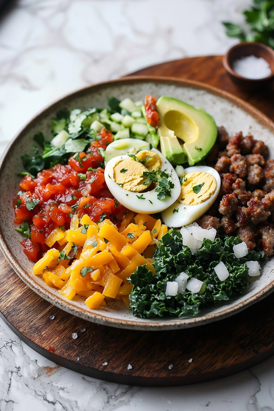 Low Carb Breakfast Burrito Bowl