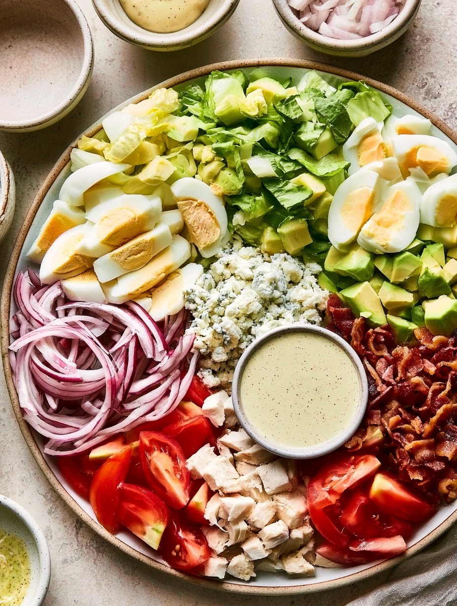 Receta de Ensalada Cobb Fácil y Saludable