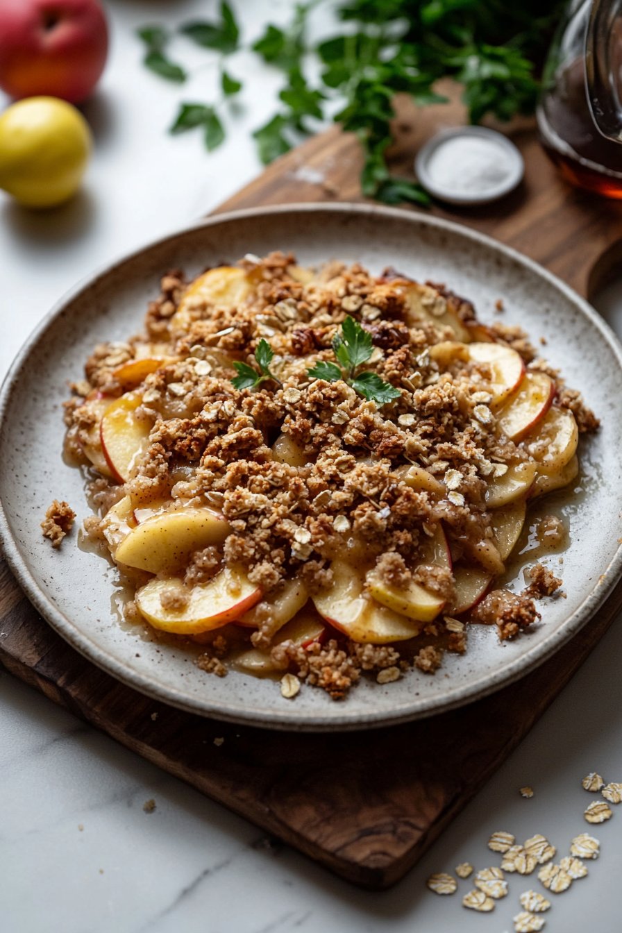 Bourbon Apple Crisp