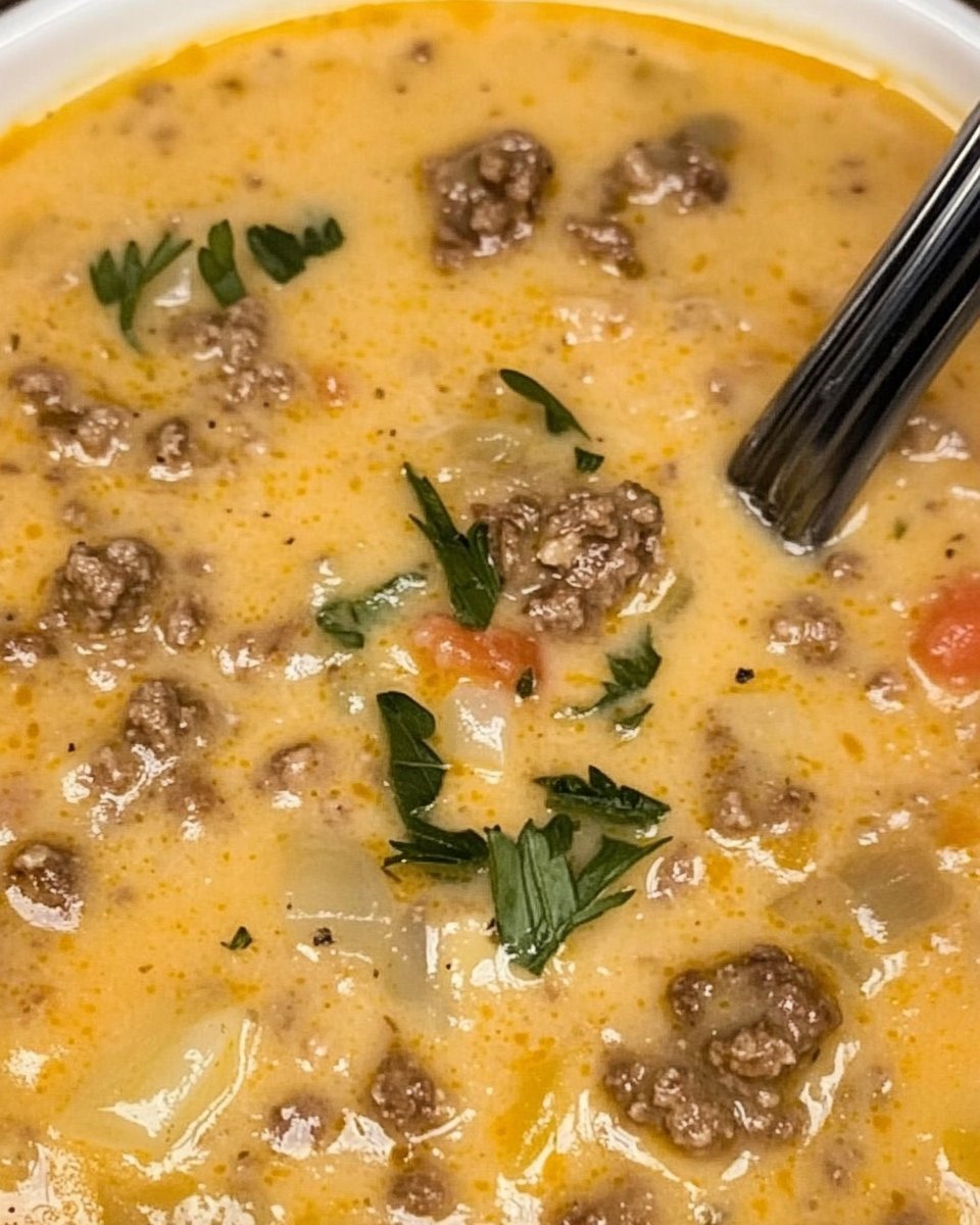 Cheeseburger Soup
