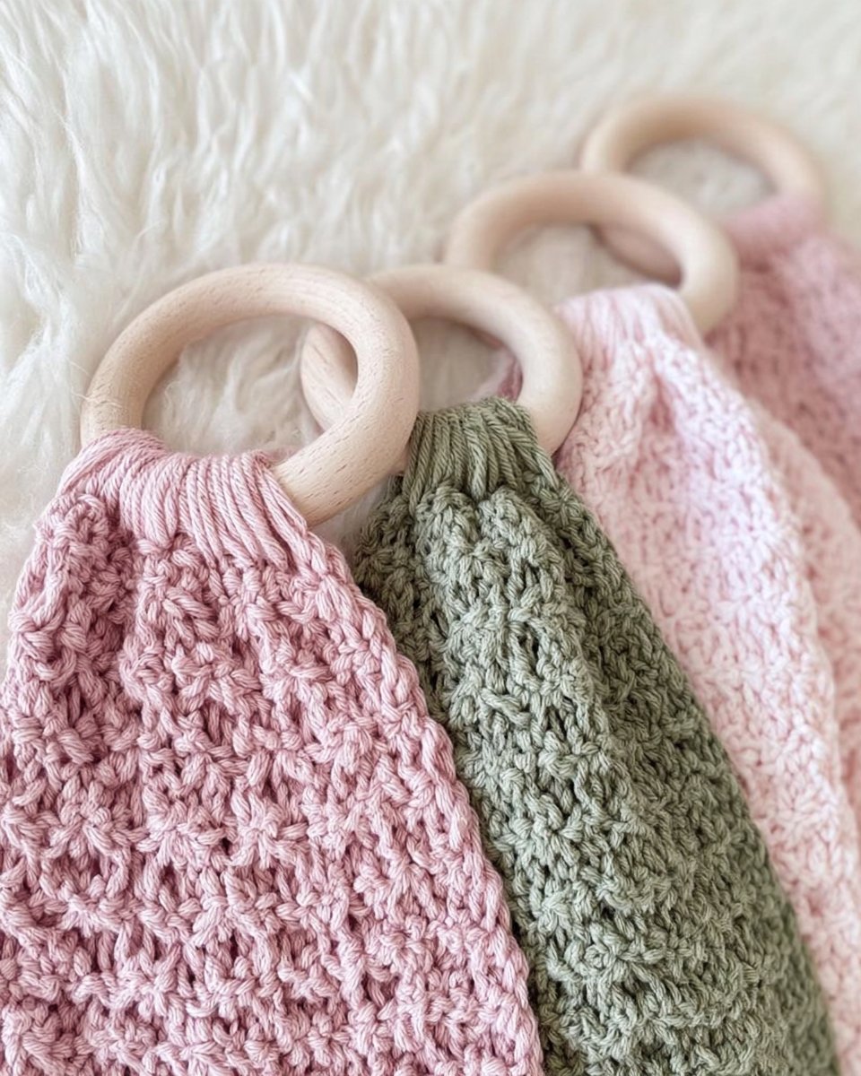 Star Stitch Towel Holder