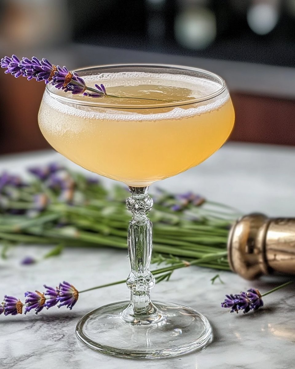 Lavender Bee’s Knees Mocktail