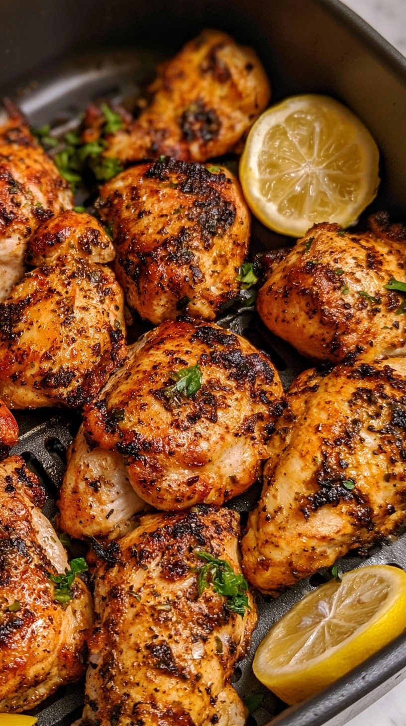 Lemon-Oregano Air Fryer Greek Chicken