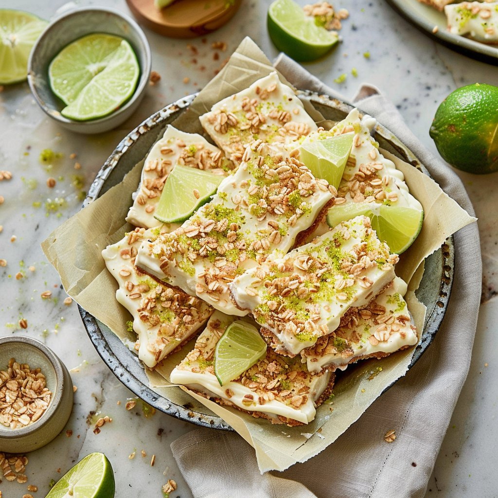 Key Lime Pie Yogurt Bark