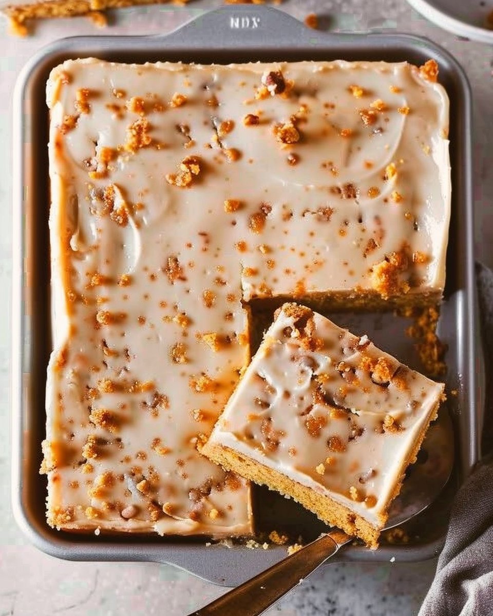 Pumpkin Texas Sheet Cake