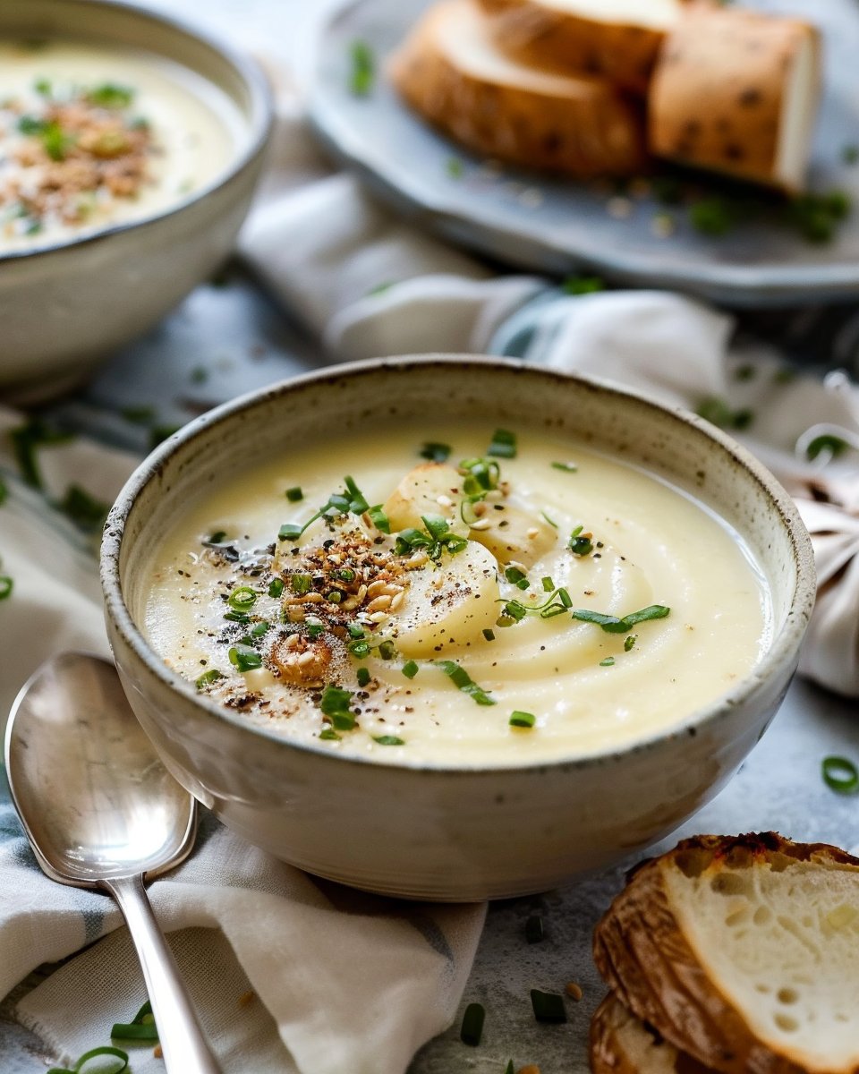 Velvety Potato Leek Soup