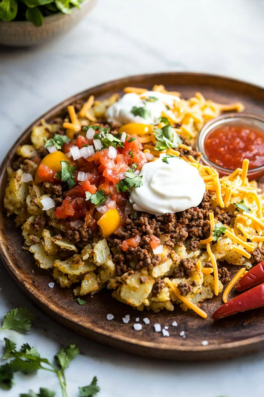Blackstone Taco Hash Browns