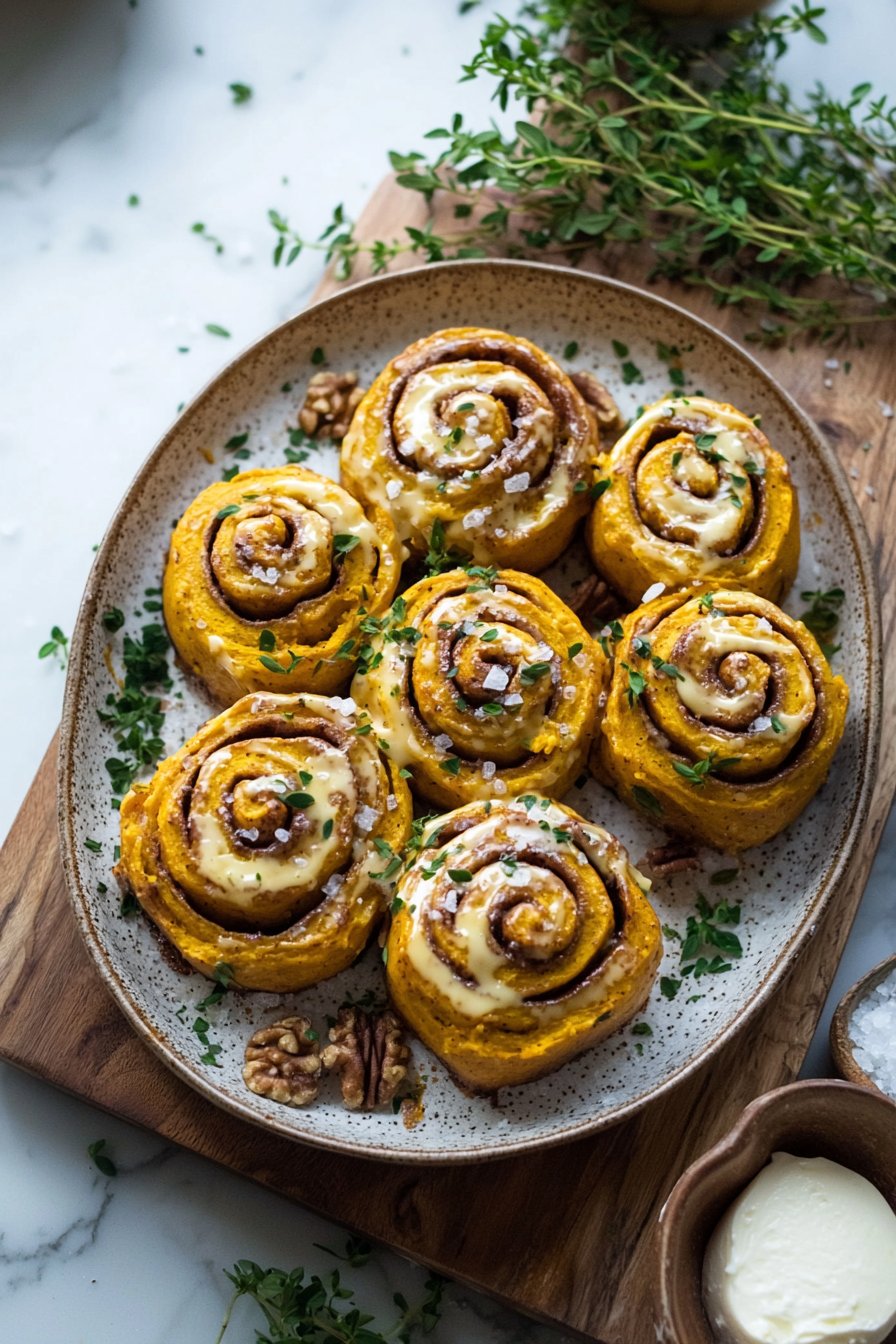 Pumpkin Cinnamon Rolls