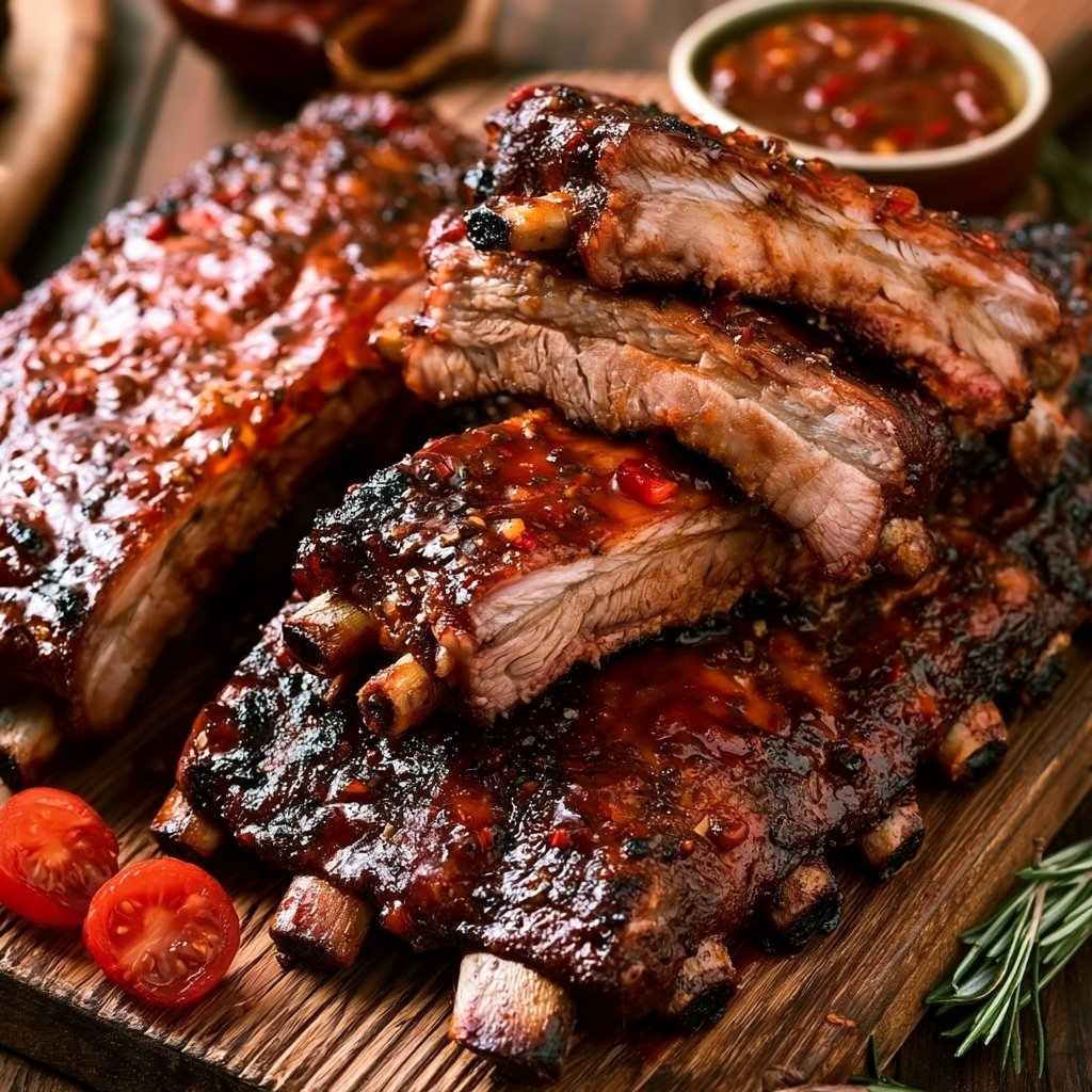 Spareribs mit würziger Marinade