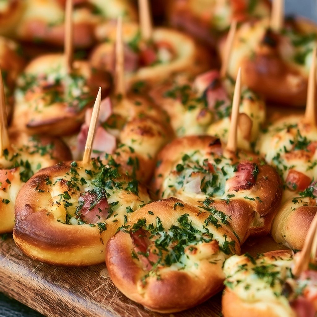 Appetithäppchen, Brunch, einfach, Essen, Fingerfood, Fingerfood Brunch Rezepte zum Vorbereiten, Fingerfood Spieße, Flamm… | Oktoberfest Snacks, Karneval Snacks, Picknick Essen