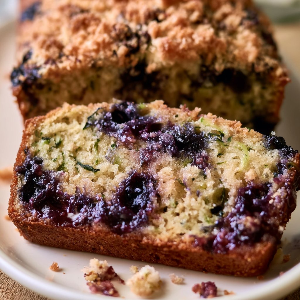 Blueberry Zucchini Bread