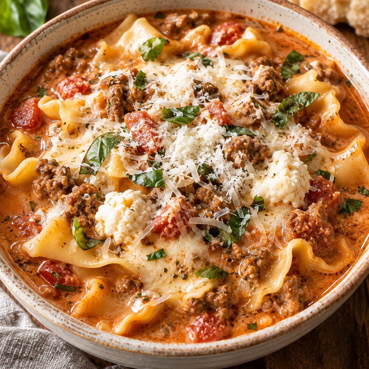 Easy Creamy Lasagna Soup: Best Soups for Fall & Easy Dinner Ideas