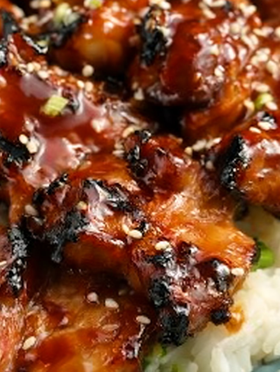Brochetas de Pollo Teriyaki