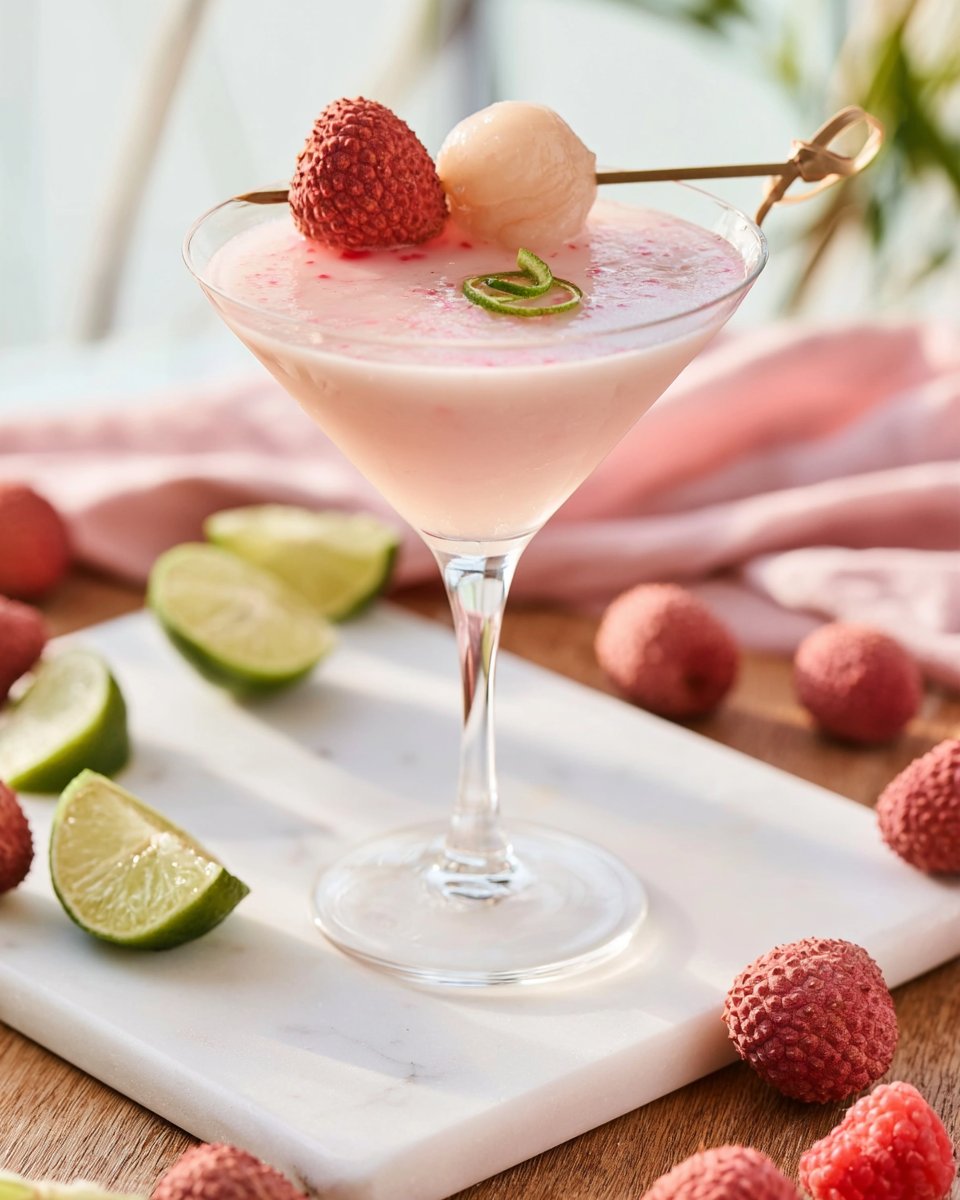 Lychee Martini Mocktail