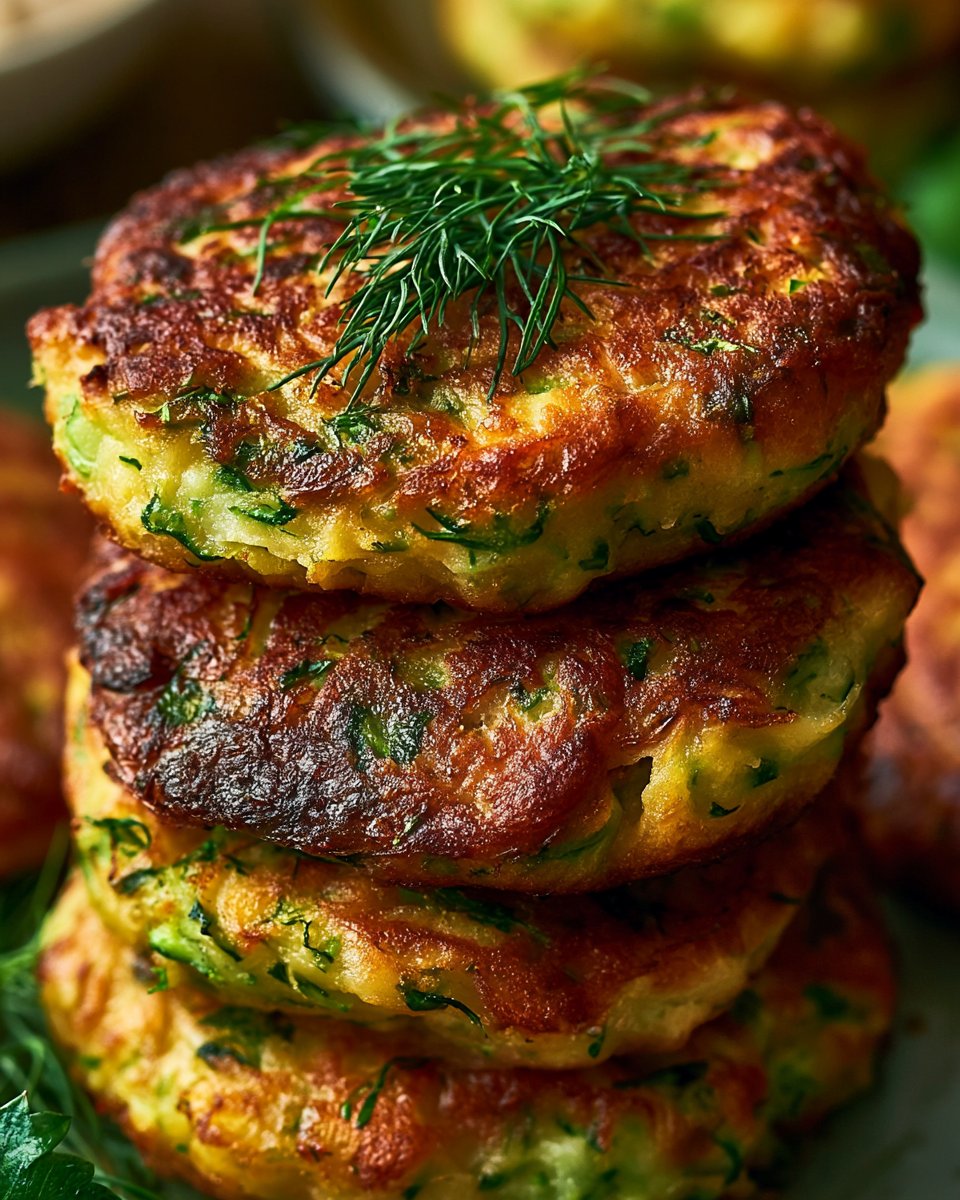 Low-Carb Air Fryer Zucchini Fritters with High Protein