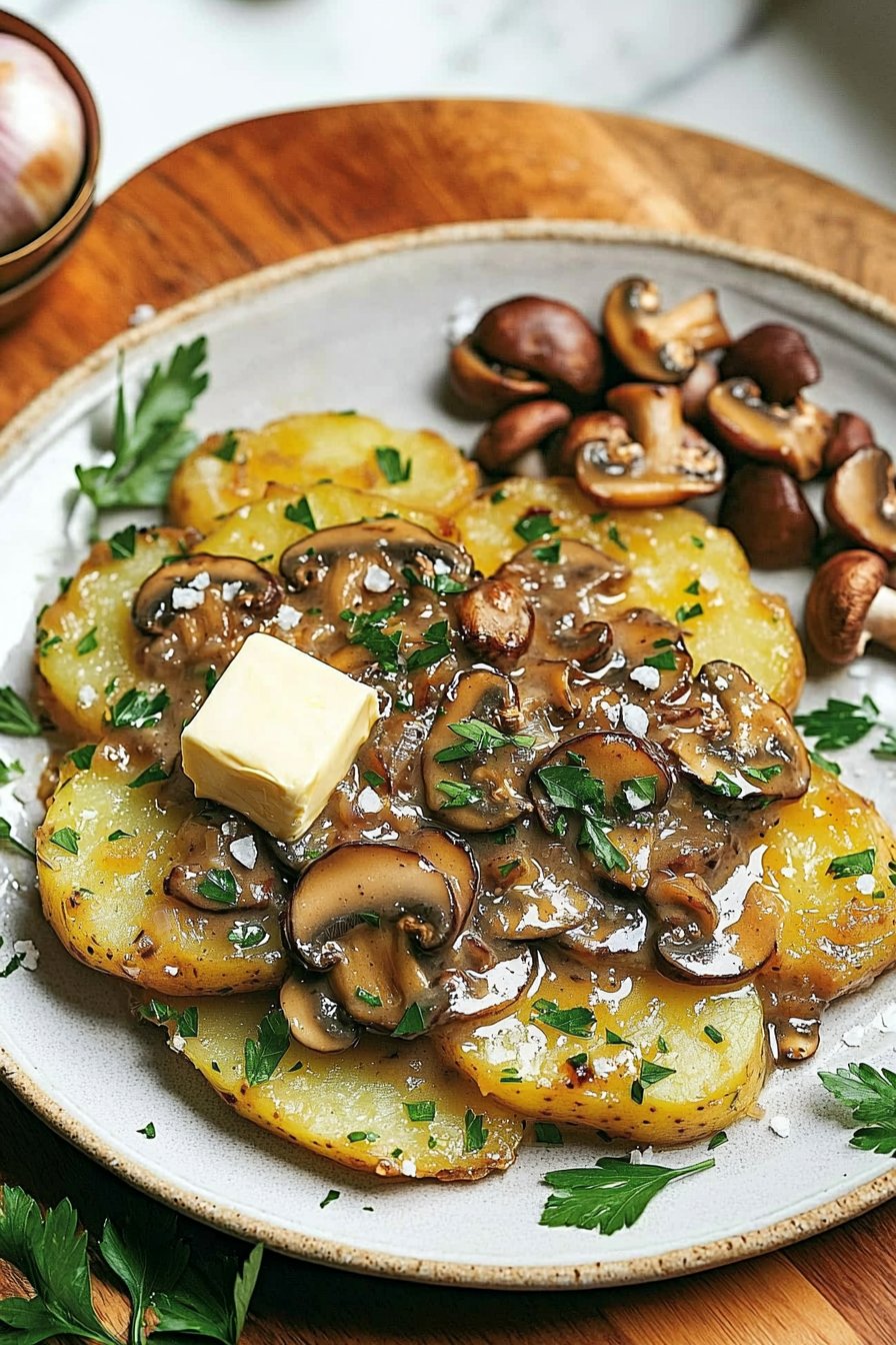R&ouml;sti mit Pilzragout