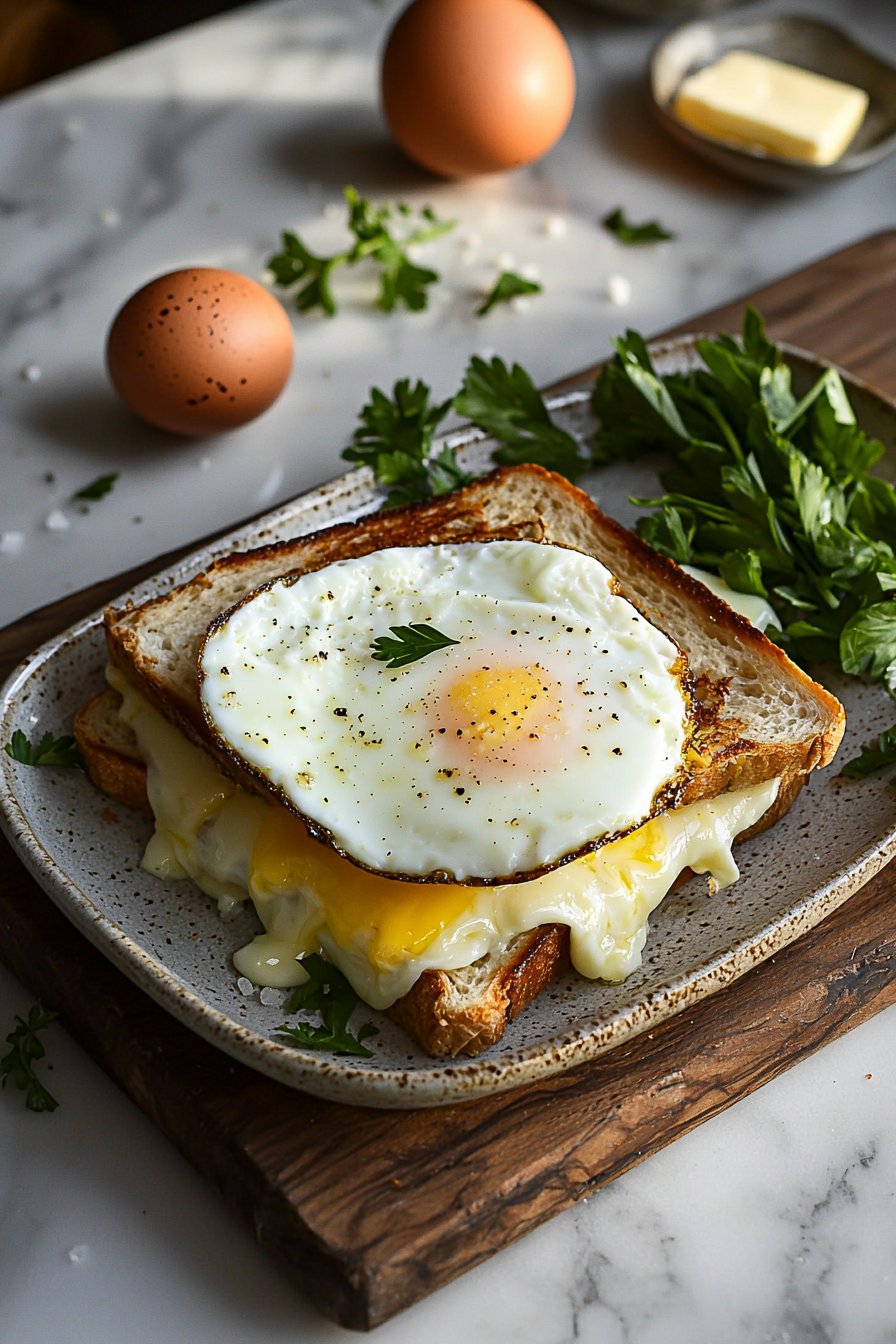 Fried Egg Grilled Cheese