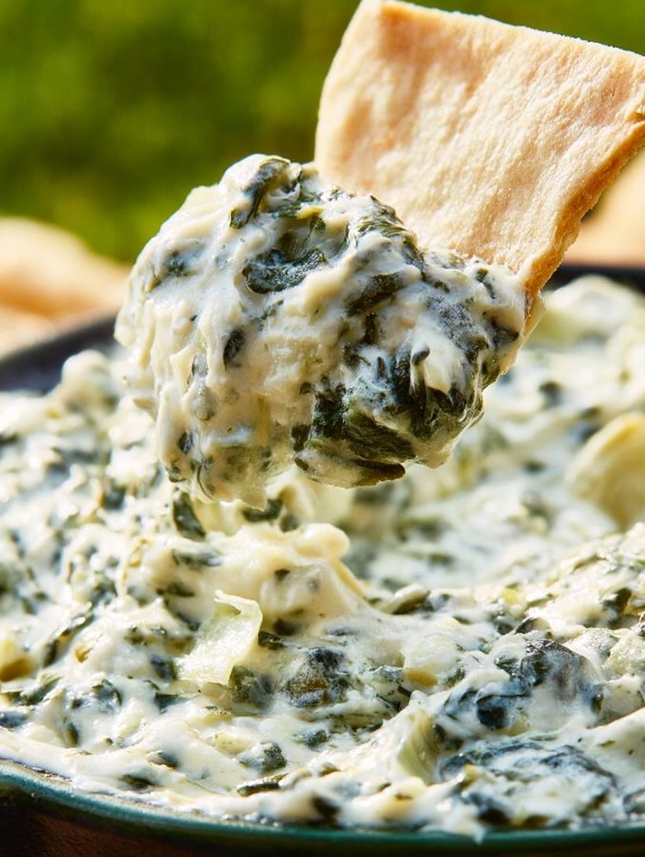Dip de Espinacas y Alcachofas