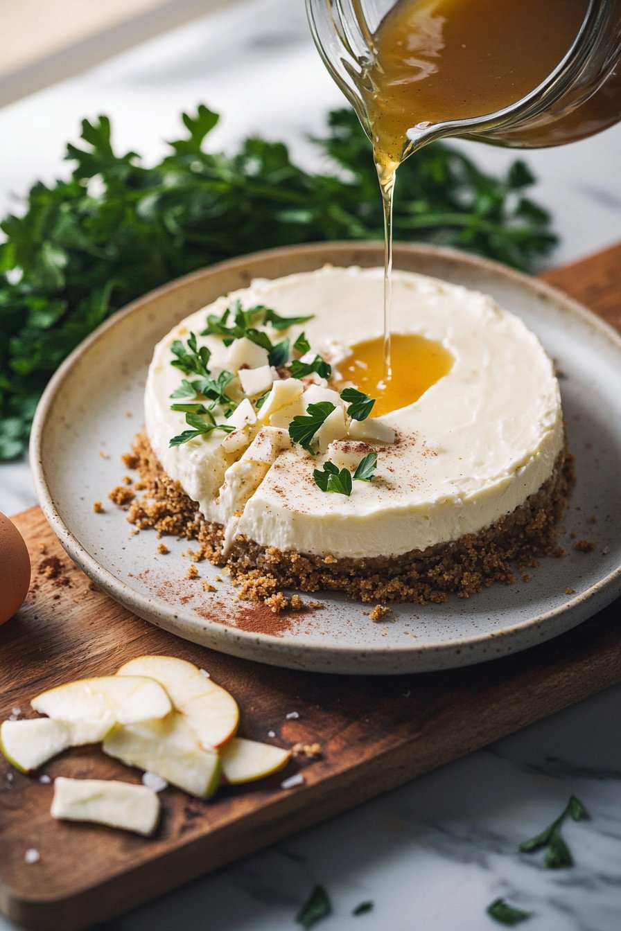 Apple Cider Cheesecake