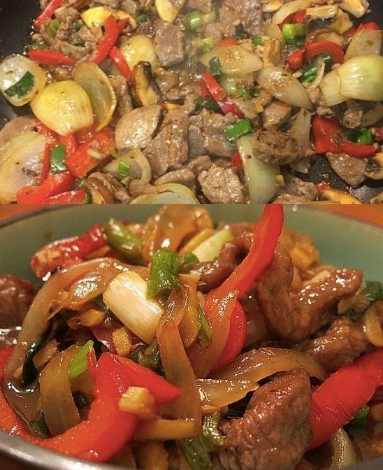Rindfleisch mit Gemüse