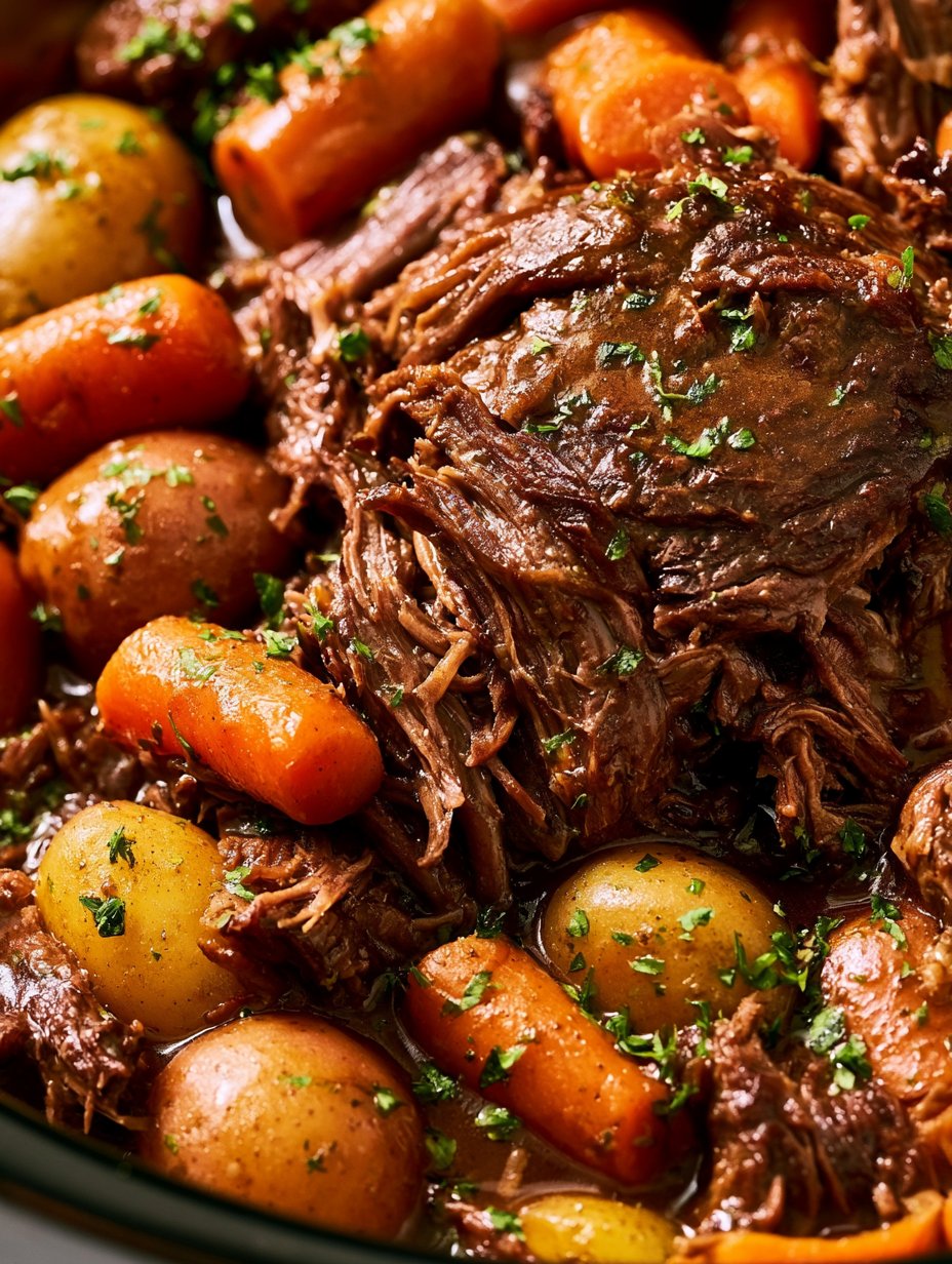 Asado de Res en Olla de Cocción Lenta