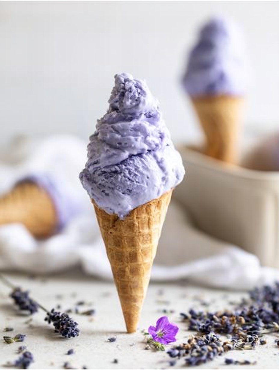 Helado de Lavanda y Earl Grey