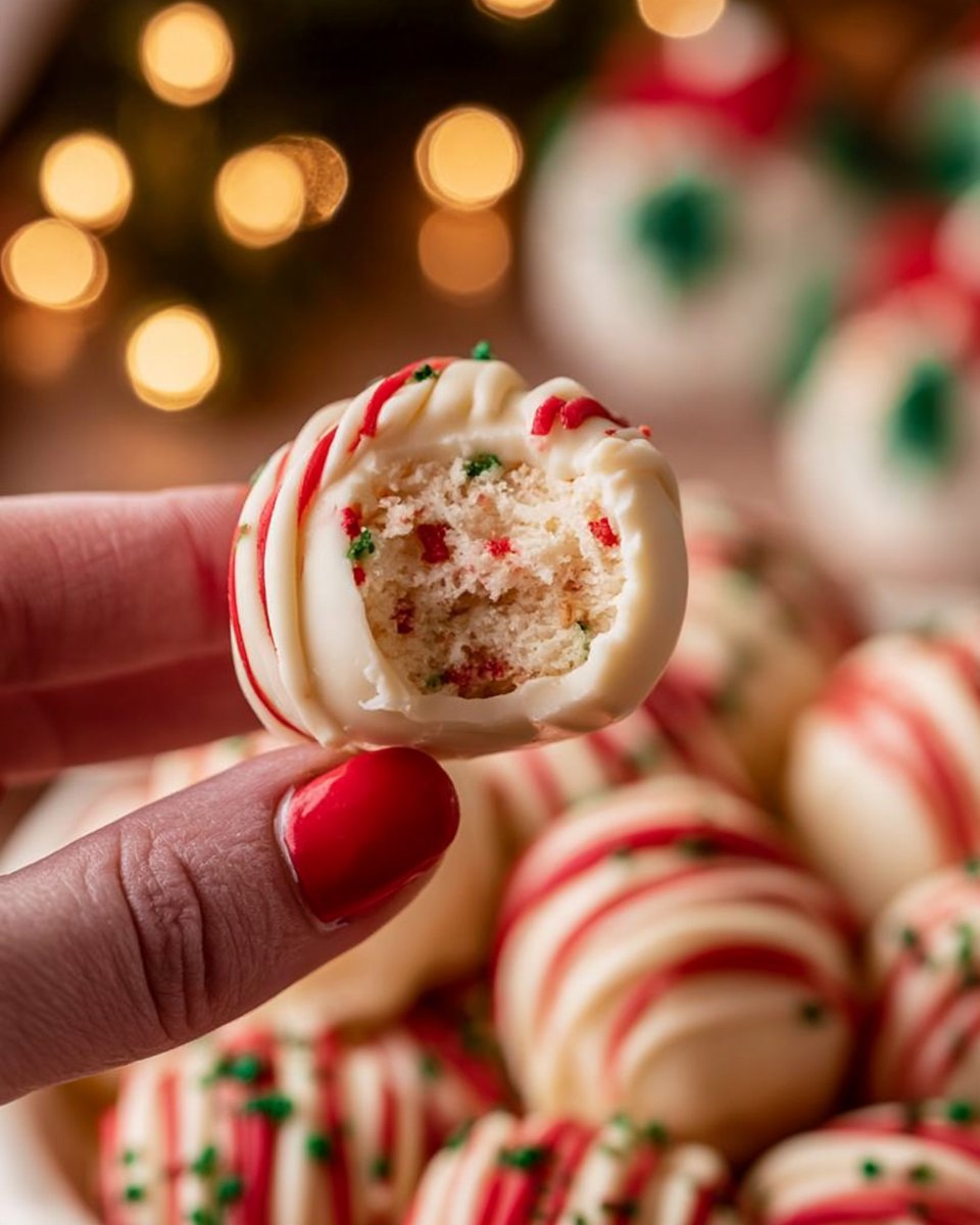 The Ultimate Little Debbie Christmas Tree Cake Truffles