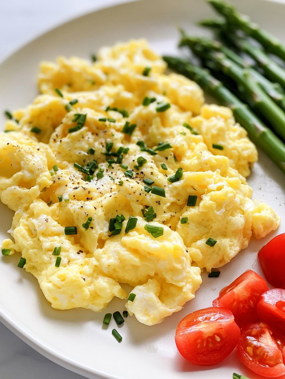 Huevos Revueltos con Queso Cottage