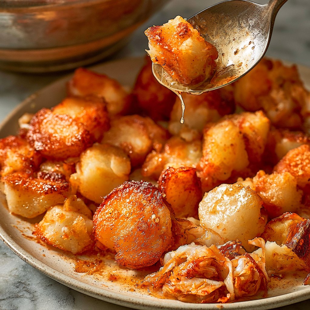 Crispy Brown Butter Sautéed Cabbage & Potatoes