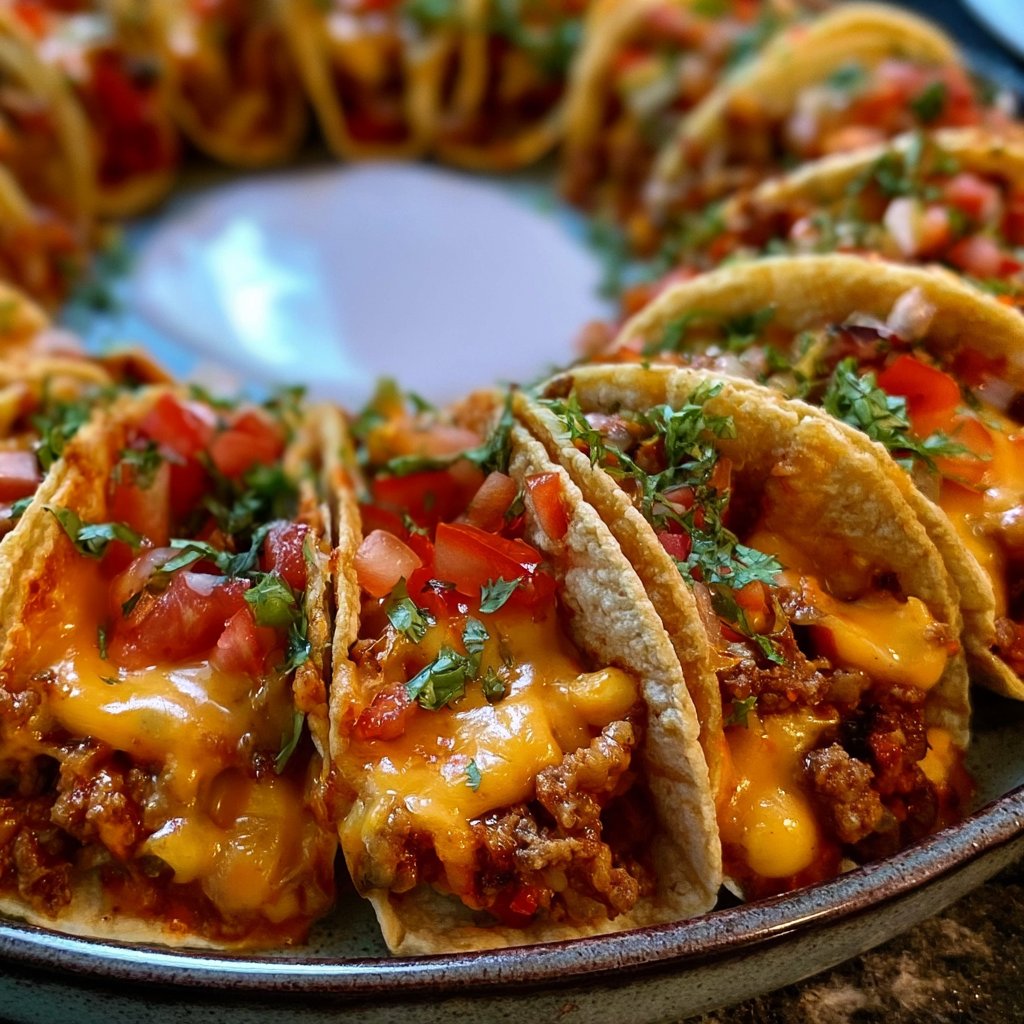 Mini Tacos with Spicy Beef Filling - Quick & Delicious!
