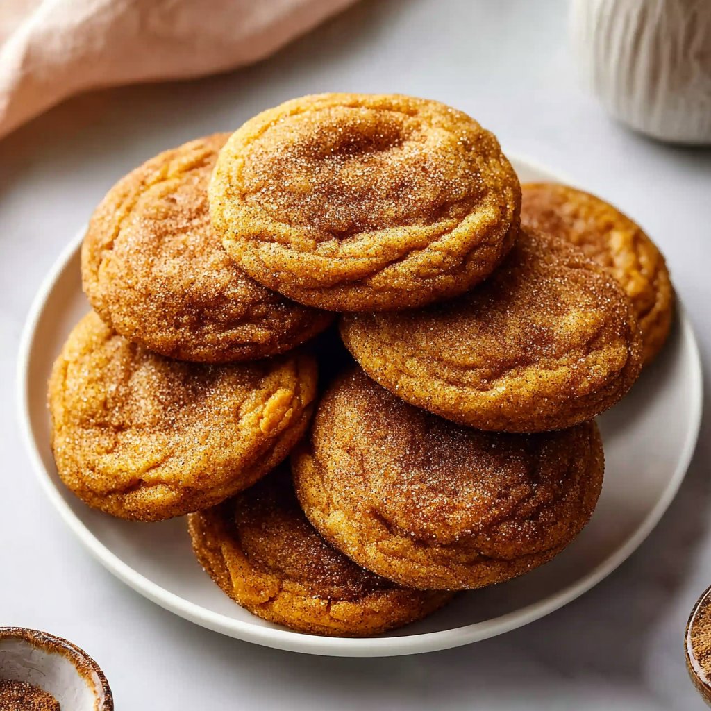 Irresistibly Soft & Chewy Pumpkin Snickerdoodle Cookie Recipe for Cozy Fall Baking