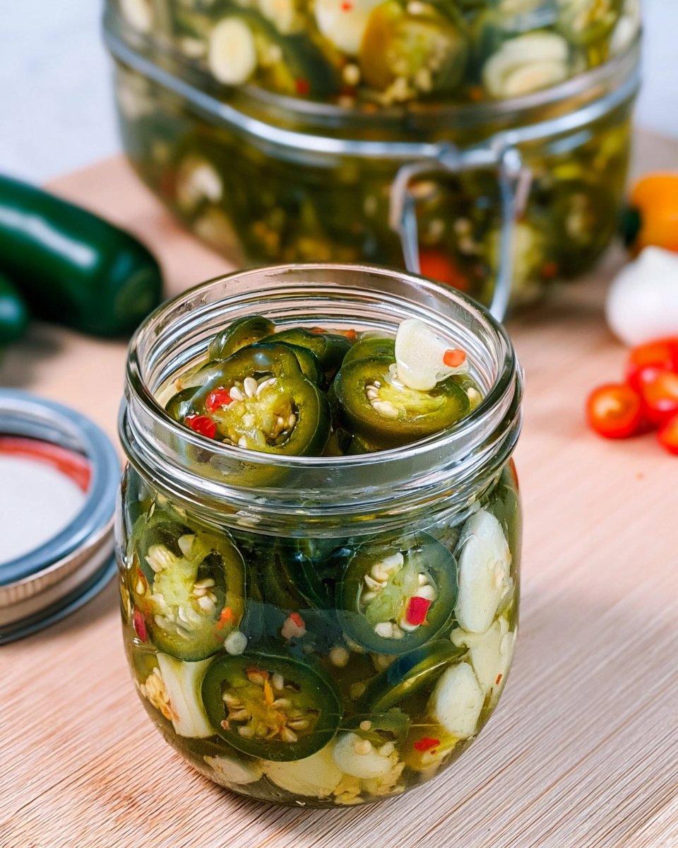 Homemade Pickled Jalapeños