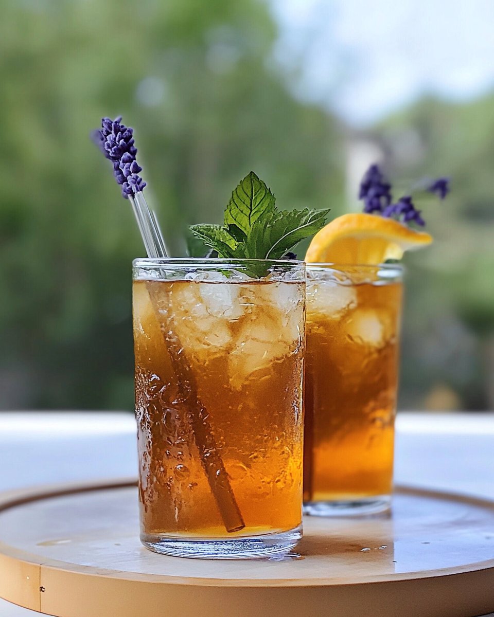 Iced Sun Tea with Bitters