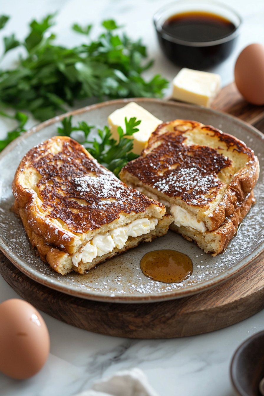 Cream Cheese Stuffed French Toast