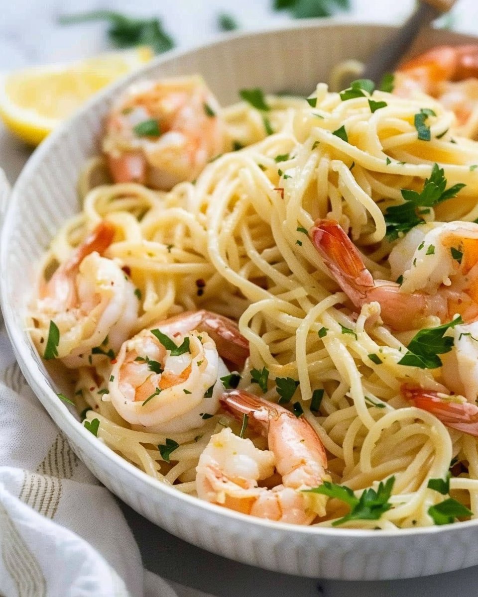 Instant Pot Shrimp Scampi Pasta