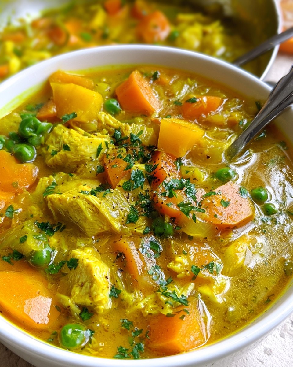 Healing Turmeric Chicken Soup