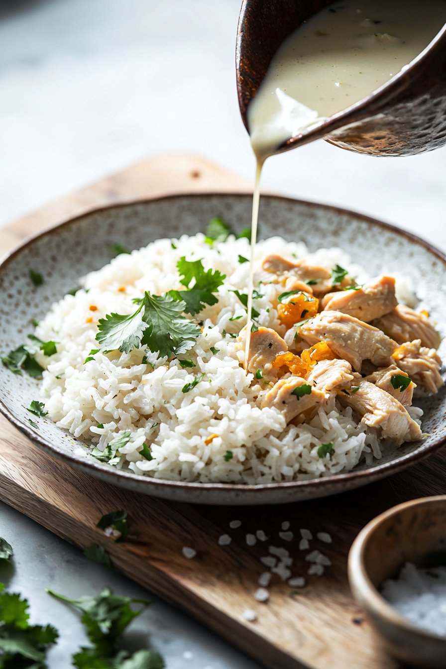 Coconut Chicken Rice Bowl
