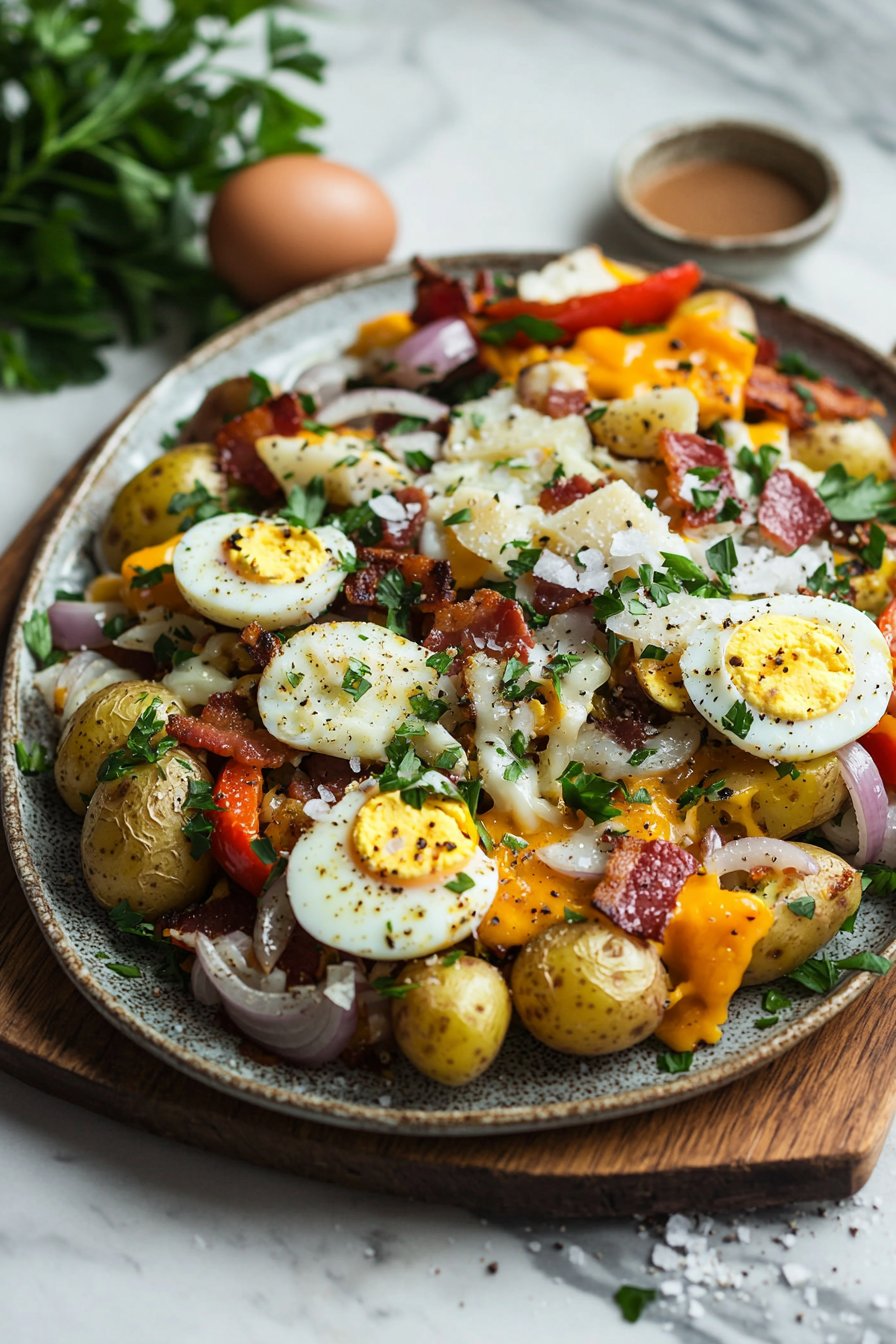 Beladenes Frühstücks-Hash