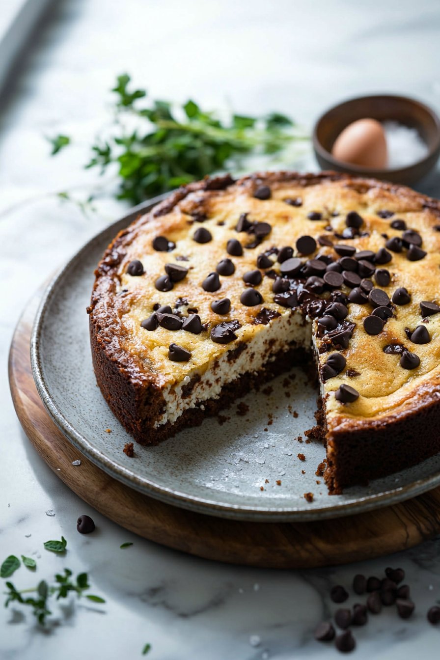 Chocolate Chip Ricotta Cake
