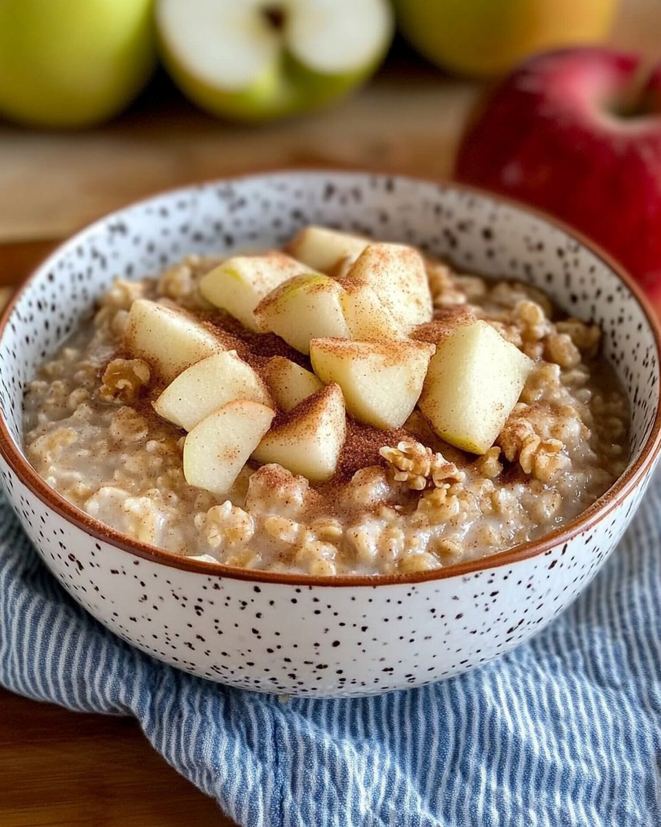 Apfel-Zimt-Porridge