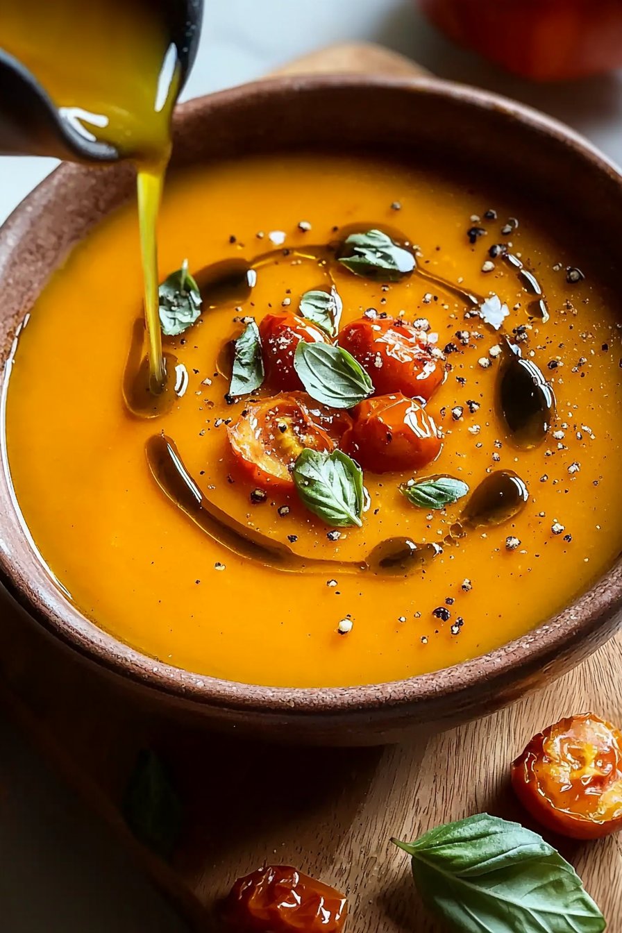 Roasted Pumpkin and Tomato Soup