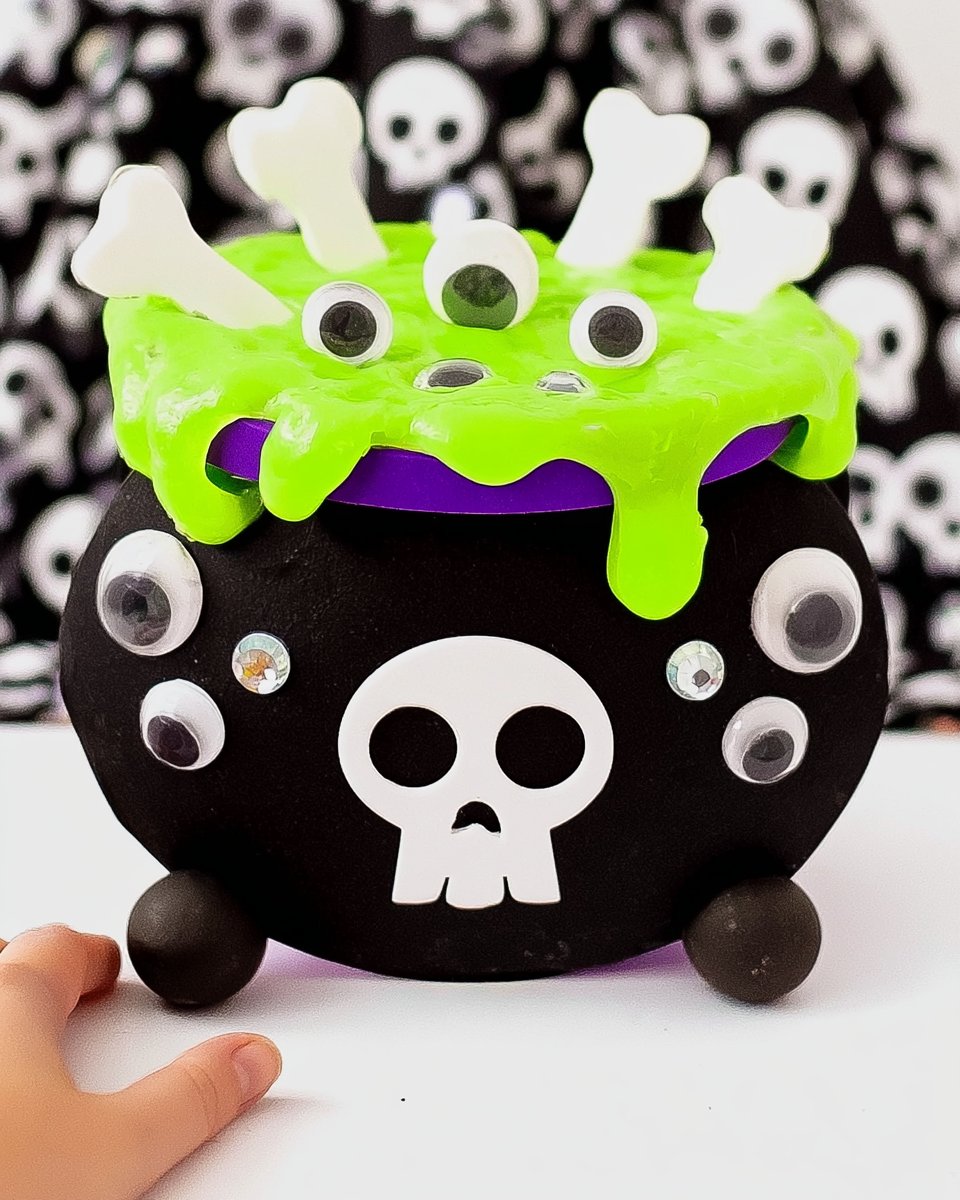 Paper Plate Witches Brew Craft For Kids [Free PDF Template]