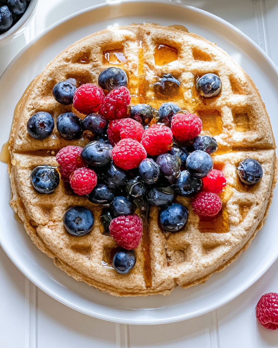 Good Morning Oatmeal Waffles