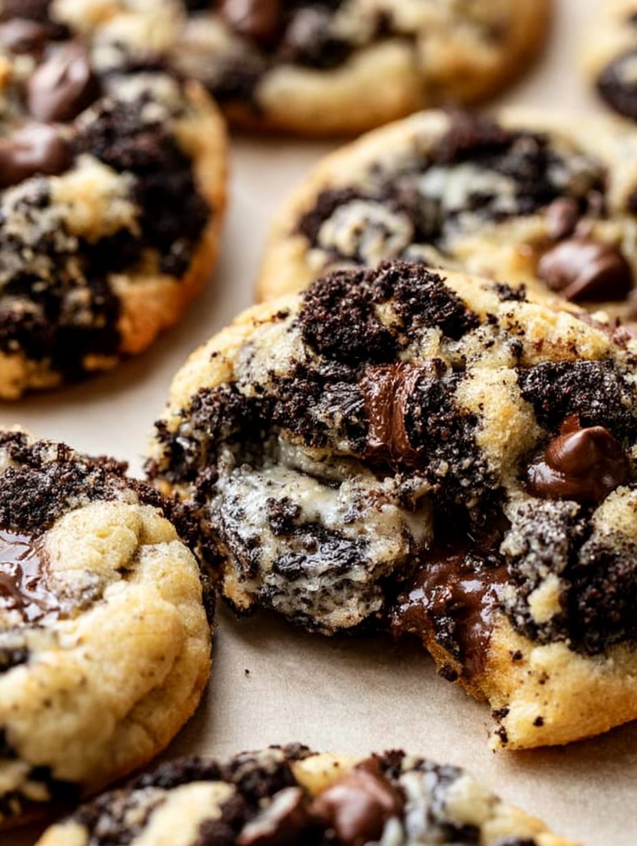 Galletas de chocolate con Oreo