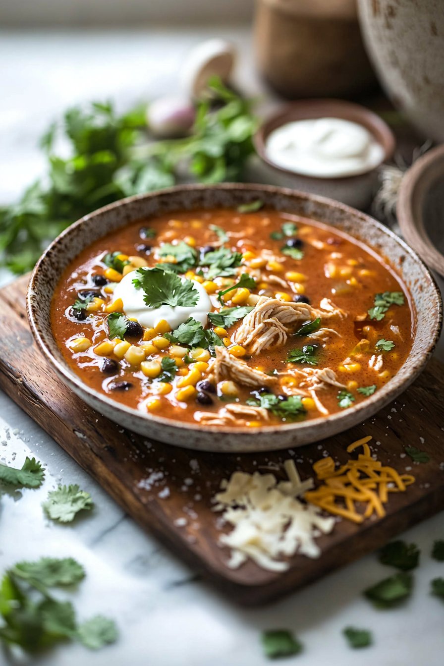Hühnchen-Enchilada-Suppen-Delight