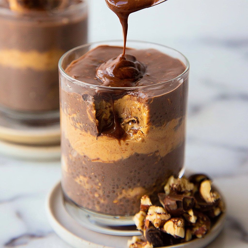 Peanut Butter Chocolate Chia Pudding