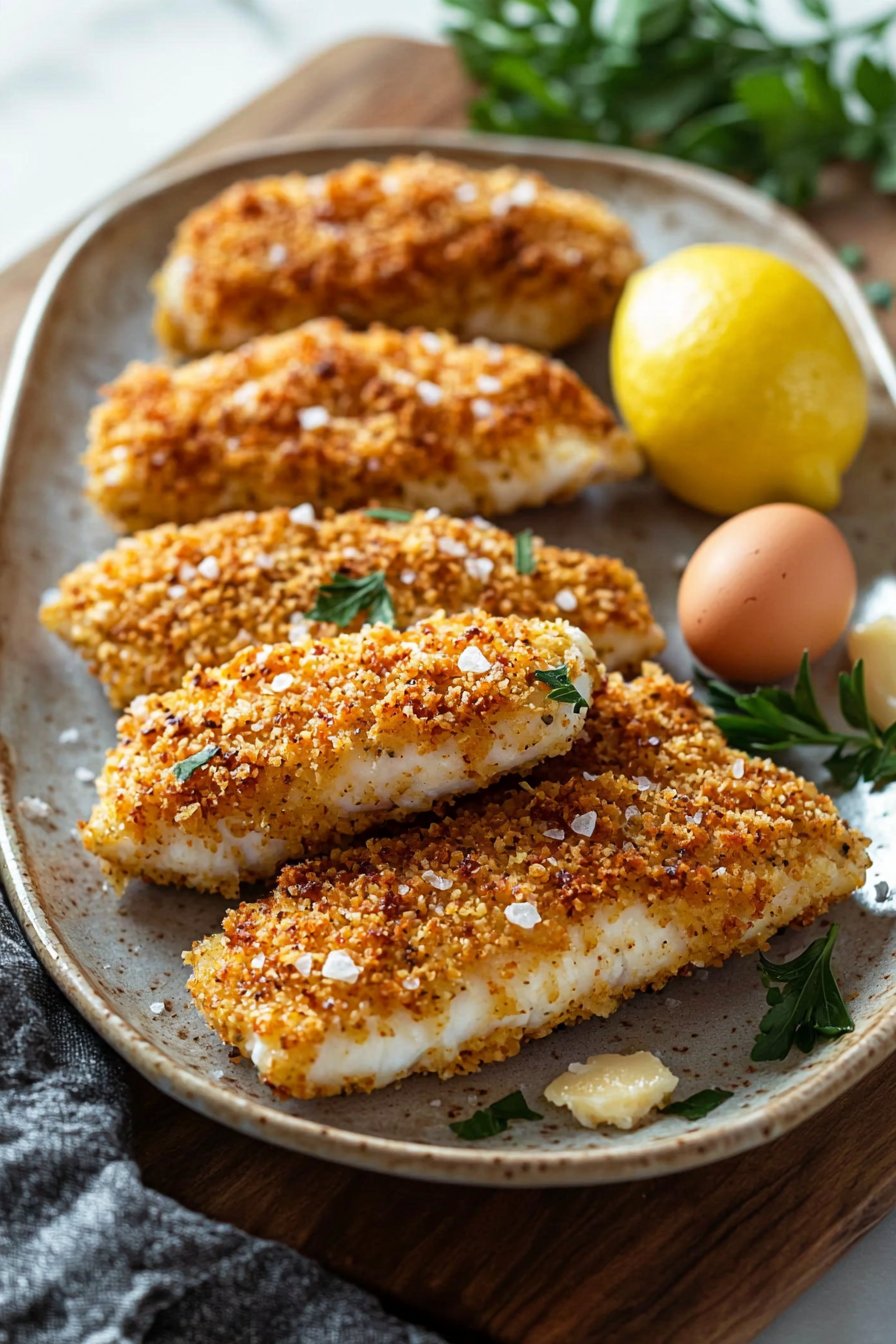 Parmesan Crusted Tilapia