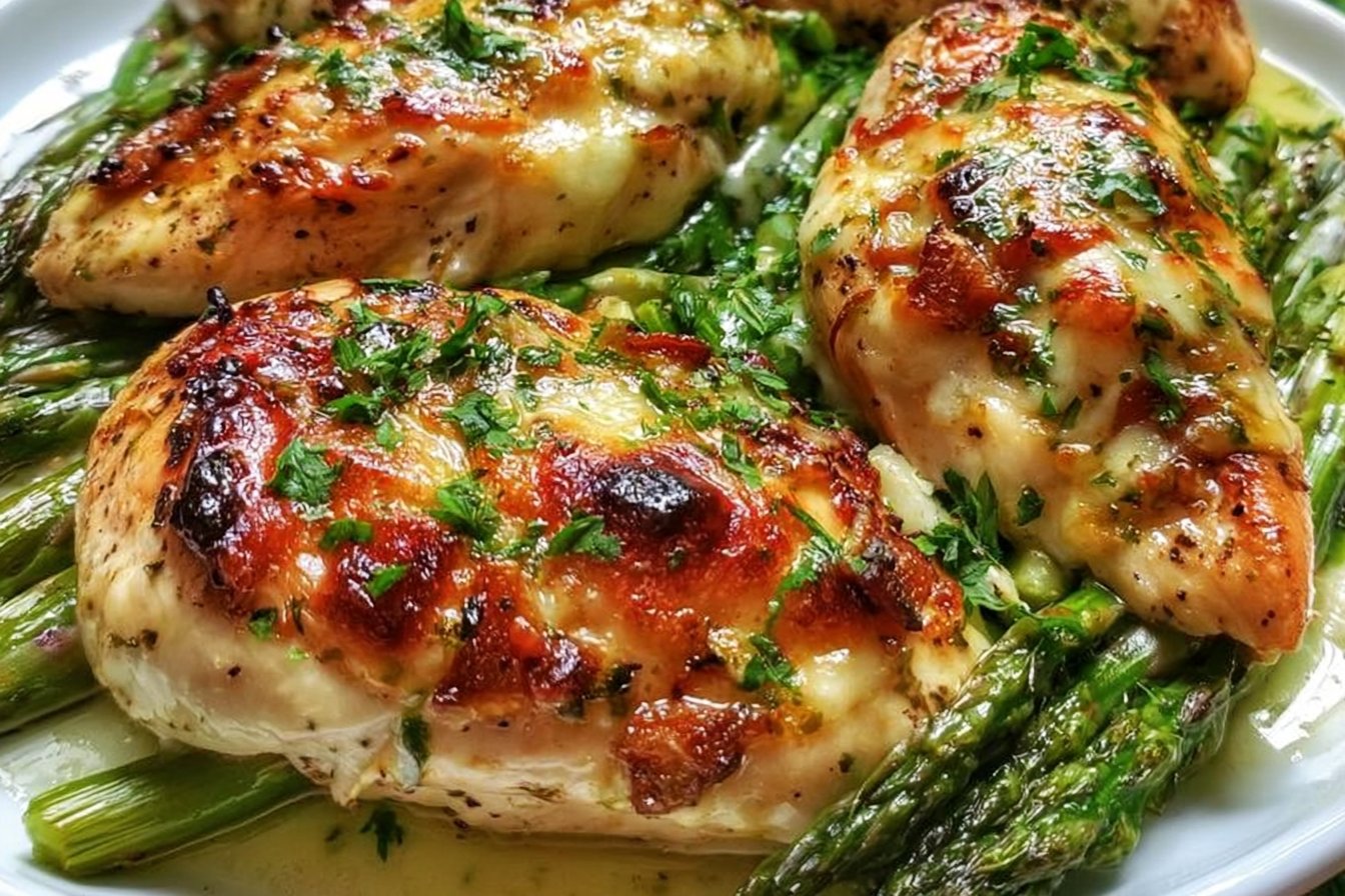 Baked Chicken and Asparagus