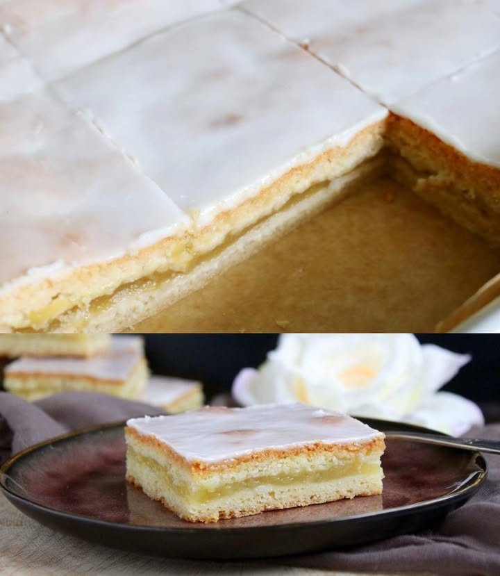 Apfelkuchen mit Glasur