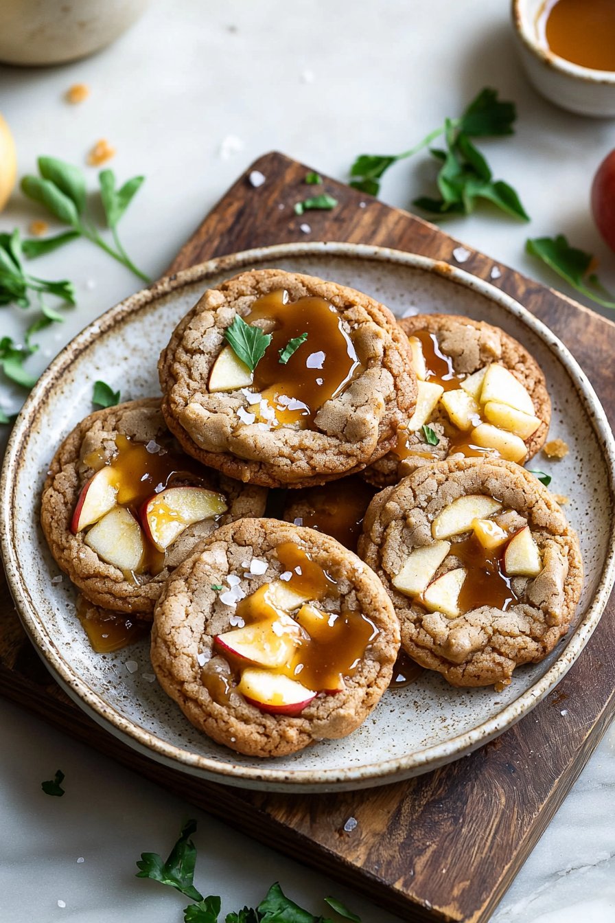 Apple Pie Caramel Cookies